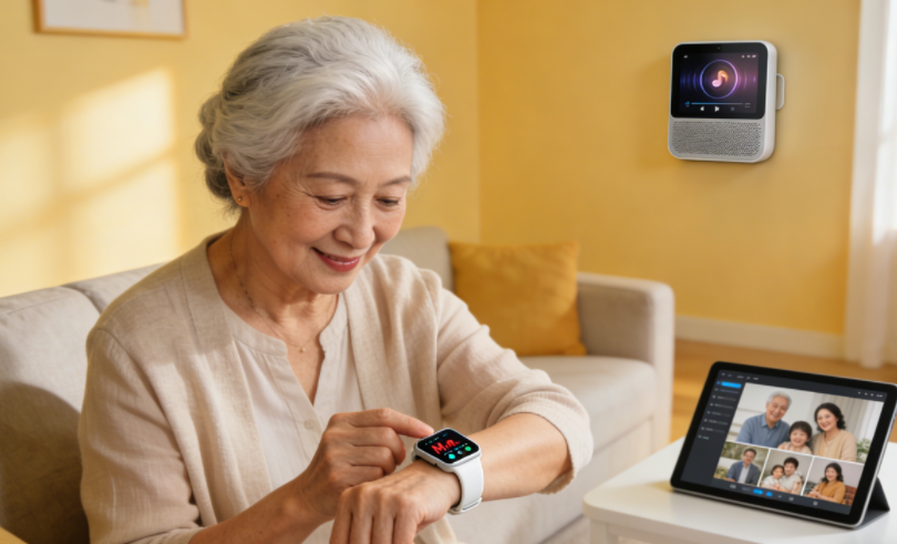 一枚智能手环，如何为智慧养老注入安心与温度?